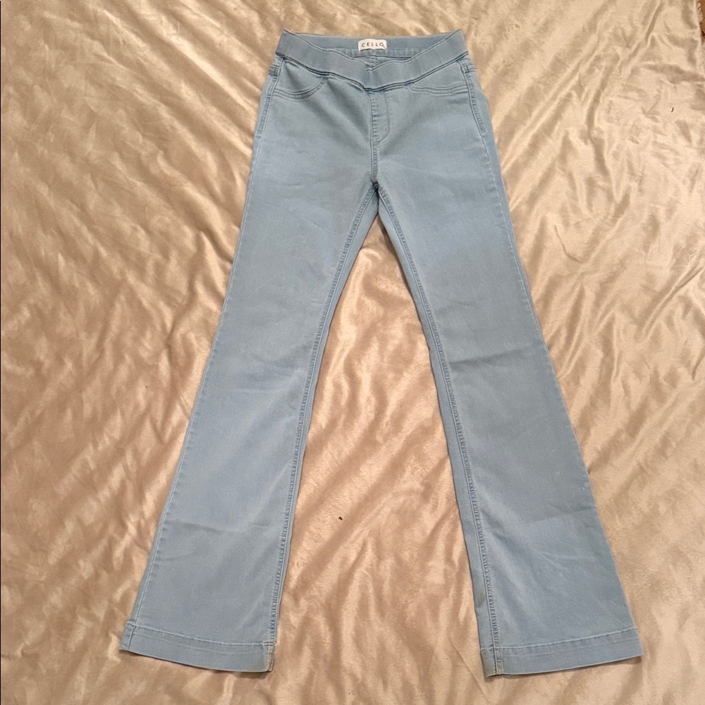Cello Light Blue Flare & Wide Leg Jeans